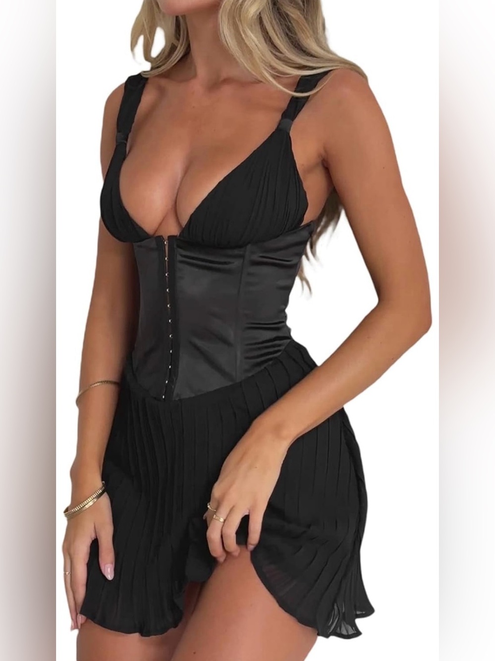 Outcast Exclusive Black Madison Mini Dress Sz S